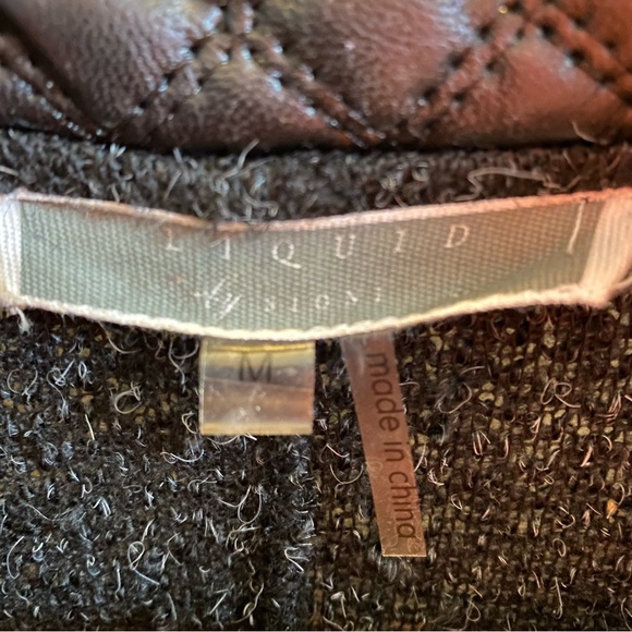 Liquid by Sioni Sweater Art to Wear Medium Embellished Wool Mohair - Picture 5 of 9